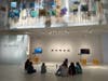Edna Louise Spear Elementary School students at the Paul W. Zuccaire Gallery at SUNY Stony Brook’s Staller Center

