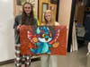 The Honor Society students created new mascots for a local pizza restaurant. 