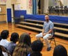 Nelson Figueroa, a former New York Mets pitcher, recently shared his career journey with students at Robert W. Carbonaro School in the Valley Stream 24 School District.