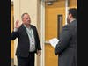 Vincent Caravana is sworn in as Superintendent of Schools. 