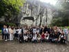 The Comsewogue School District visited the Lion Monument in Switzerland as part of this year’s European odyssey. 