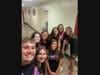 Babylon High School students on their first day of the 2024-2025 school year with Superintendent of Schools Carisa Manza. 