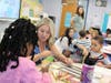 Students across the District took part in different team-building activities to get adjusted to a new school year. 