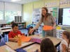 Students across the District took part in different team-building activities to get adjusted to a new school year. 
