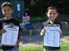 One of the  activities included a scavenger hunt to familiarize students with their school grounds.