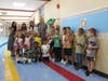 Dr. Quinn greeted students throughout the District on their first day of school. 