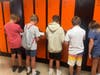 The seventh graders were shown their new lockers for the 2024-2025 school year. 
