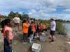 Students learned about various coastal flora and fauna. 