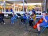 The event included a performance from a student orchestral quartet.