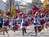 The Roosevelt High School cheerleading squad performed at homecoming.