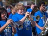 The Comsewogue High School Marching Band performed during the District’s Homecoming parade. 