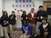 The National Honor Society at Roosevelt High School recently supported the Youth Bureau of Smithtown Thanksgiving Adopt-A-Family Food Drive. 