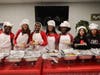 Students at Roosevelt Middle School in the Roosevelt School District recently volunteered at the Town of Hempstead Rosa Parks Senior Center in Roosevelt. 