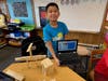 Fourth through sixth-grade students in the Valley Stream 24 School District’s Challenge Program recently engaged in coding and robotics, as well as building and designing IKEA furniture.