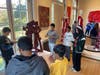 Sixth-grade students in the Valley Stream 24 School District’s Challenge Program recently visited the Nassau County Museum of Art in Roslyn. 