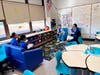 Valley Stream 24 School District Superintendent of Schools Dr. Unal Karakas recently visited redesigned classrooms at all three schools in the district to receive feedback from students engaged in the new learning experience. 