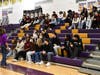 Sayville and Wyandanch High School Students met each other at the Sayville High School’s Ambassador Exchange