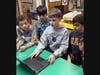 Students in the Fifth-Grade Challenge Program at Valley Stream 24 School District recently learned to use 3D-printing to design and build giant snowflakes.