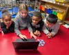 Students in the Fifth-Grade Challenge Program at Valley Stream 24 School District recently learned to use 3D-printing to design and build giant snowflakes.