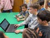 Students in the Fifth-Grade Challenge Program at Valley Stream 24 School District recently learned to use 3D-printing to design and build giant snowflakes.