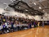 A packed-house showed out to cheer on their schools and support the Sayville community