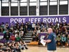 Port Jefferson students and staff shaved their heads in a St. Baldrick’s event for childhood cancer.