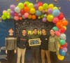 The Sayville eighth grade team (From left to right: Cameron Dyckova, Jake Meittinis, James Huemmer, David Hernandez, and Anna DeGraff).