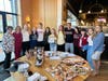 Fourteen Babylon Junior-Senior High School Art Honor Society students have an art exhibition on display at the Pizzeria in Babylon Village.