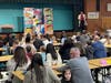 A PTA organized science-themed assembly.