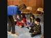 Norwood Avenue Elementary School first-grade students recently interacted with various wildlife during a special visit from the Sweetbriar Nature Center in Smithtown.