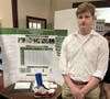 Wesley Jones presents his project titled: "Can an Improved Ankle Brace Reduce the Risk of Injury to Basketball Players?"