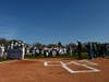 The set-up for the Barry Fitzpatrick Field dedication ceremony.