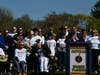 Dr. Ryan Cox speaking during the pregame ceremony.