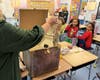 Norwood Avenue Elementary School in the Comsewogue School District recently unveiled a time capsule created 25 years ago by Teacher Erica Gunning’s second-grade class. 