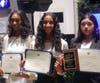 Nicia was pictured with the top nine students who were also recognized for their exemplary work in the Congressional App Challenge.    