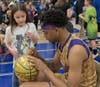 The Comsewogue School District gathered at Comsewogue High School during a spirited Harlem Wizards fundraiser hosted by the Terryville Road Elementary School PTA. 