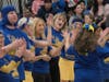 The Comsewogue School District gathered at Comsewogue High School during a spirited Harlem Wizards fundraiser hosted by the Terryville Road Elementary School PTA. 