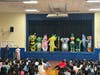 Teachers at Robert W. Carbonaro School woreelaborate costumes to mask their identities and read beloved stories tostudents during an exciting event inspired by the popular game show The Masked Singer.