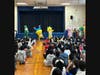 Teachers at Robert W. Carbonaro School woreelaborate costumes to mask their identities and read beloved stories tostudents during an exciting event inspired by the popular game show The Masked Singer.