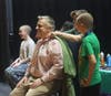 Staff and students at the Comsewogue School District recently shaved their heads as part of John F. Kennedy Middle School’s 26th annual St. Baldrick’s Day celebration. 