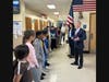New York State Assemblywoman Michaelle Solages presented certificates to students who ran for Student Council at all three schools in the Valley Stream 24 School District. 