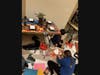 Brooklyn Avenue School featured a design project and a mixed-media painting. 