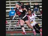 Patchogue-Medford High School wide receiver and linebacker Ella Melo runs with the ball.