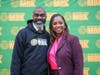 From left, keynote speaker the Honorable Michael Blake and Westbury School District superintendent Dr. Tahira A. DuPree Chase support Westbury’s My Brother’s Keeper inductees.