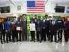 The Westbury School District celebrates its My Brother’s Keeper inductees and showcases the Nassau County citation recognizing Westbury My Brother’s Keeper Day.