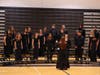 The Riverhead High School chamber choir takes second place with a superior rating.