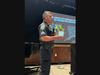 Riverhead Police Department sergeant Giuseppe Rosini informs attendees of the legal consequences of underage drinking and drug use.
