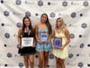Comsewogue High School students Kylie Smith, Jayla Callendar and Alexandria were honored at the Scholar Athlete/All-County Brunch in June at the Marriott Melville Long Island. 