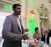 Trustee Salman Quader is pictured at the annual dinner.  