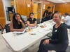 Uniondale High School students learn from professionals at the College Application Boot Camp.